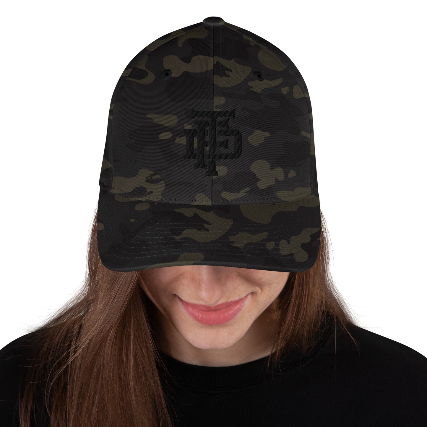 Black Out TFD Scramble Hats - Flex Fit