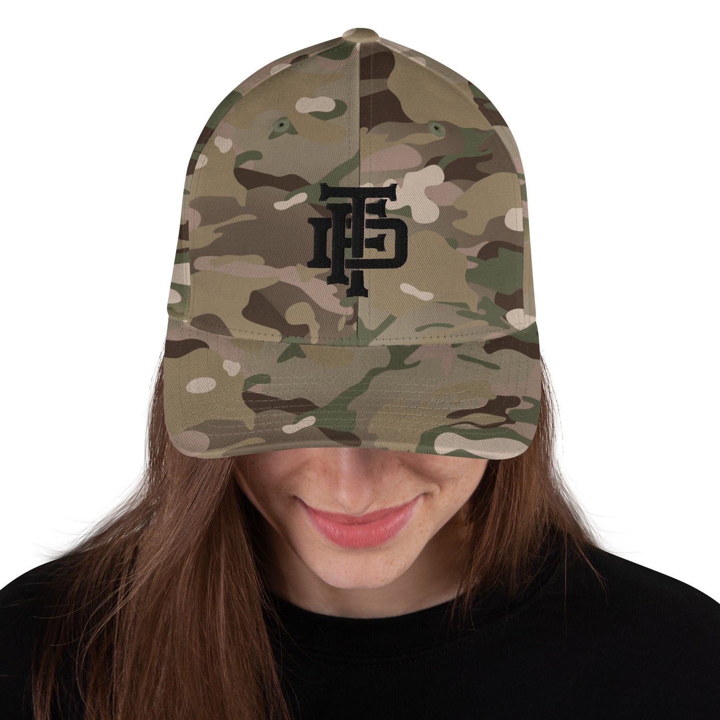 Black Out TFD Scramble Hats - Flex Fit